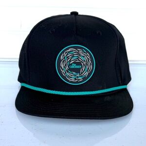 The Chosen Against The Current Rope Hat Black Cotton Twill Snapback Cap